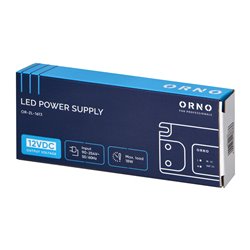 ZASILACZ DO LED 12VDC 18W, IP20 ORNO ZASILACZ DO LED 12VDC 18W, IP20 ORNO