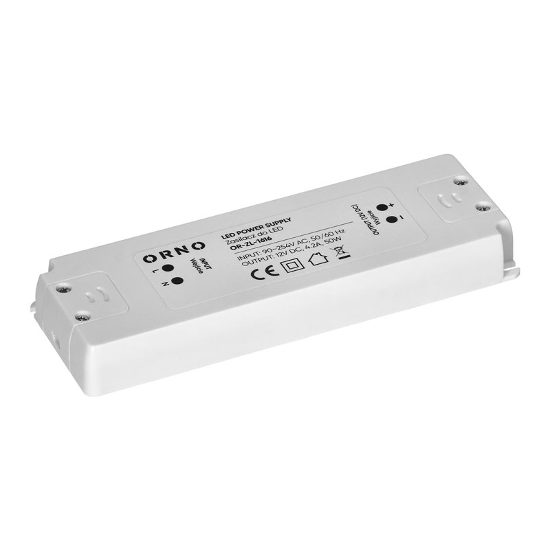 ZASILACZ DO LED 12VDC 50W, IP20 ORNO ZASILACZ DO LED 12VDC 50W, IP20 ORNO