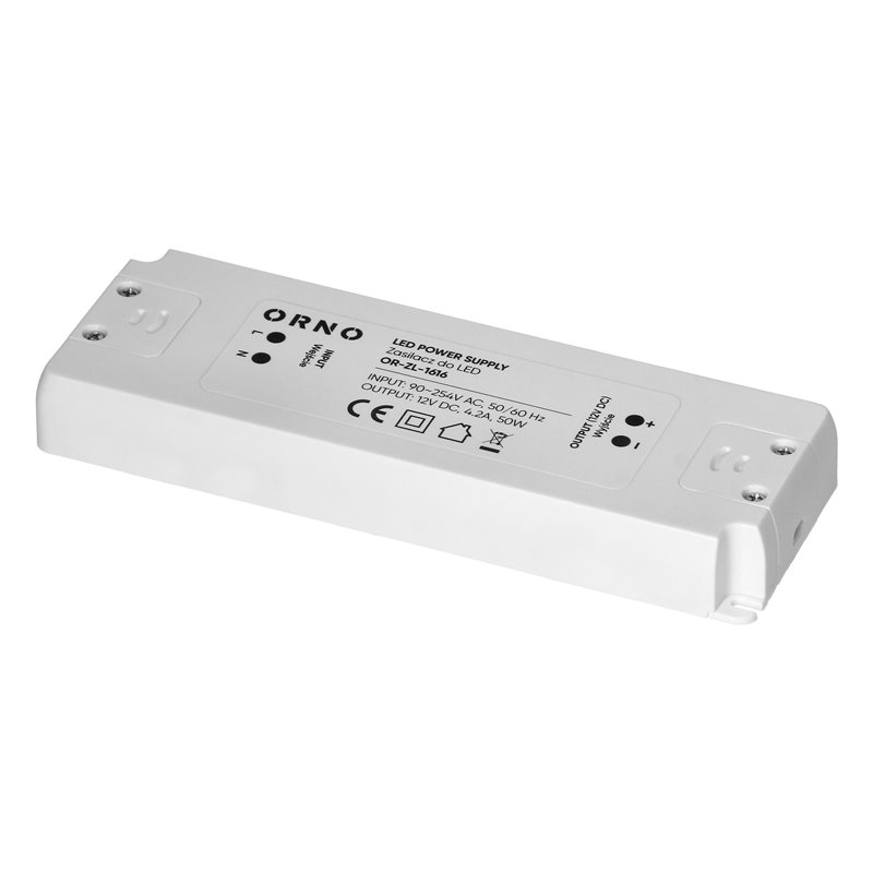 ZASILACZ DO LED 12VDC 50W, IP20 ORNO ZASILACZ DO LED 12VDC 50W, IP20 ORNO