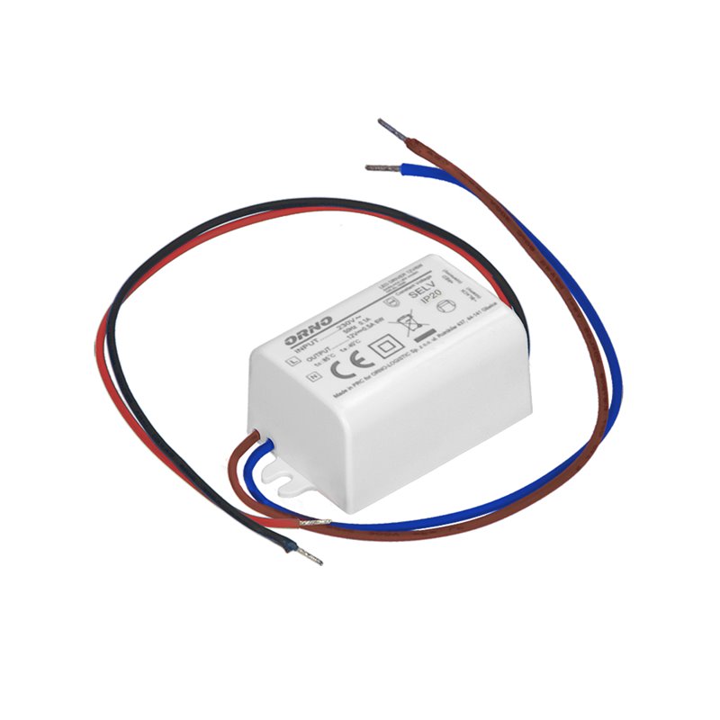 ZASILACZ MINI DO LED DO PUSZKI 12VDC 6W, IP20, 55/29,5/22MM ORNO ZASILACZ MINI DO LED DO PUSZKI 12VDC 6W, IP20, 55/29,5/22MM ORNO