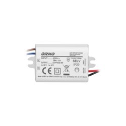 ZASILACZ MINI DO LED DO PUSZKI 12VDC 6W, IP20, 55/29,5/22MM ORNO ZASILACZ MINI DO LED DO PUSZKI 12VDC 6W, IP20, 55/29,5/22MM ORNO