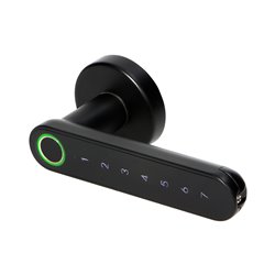 KLAMKA SZYFROWA Z KLAWIATURĄ DOTYKOWĄ I FUNKCJĄ SMART - CZYTNIK LINII PAPILARNYCH, BLUETOOTH 4.0, CZARNY ORNO KLAMKA SZYFROWA Z KLAWIATURĄ DOTYKOWĄ I FUNKCJĄ SMART - CZYTNIK LINII PAPILARNYCH, BLUETOOTH 4.0, CZARNY ORNO