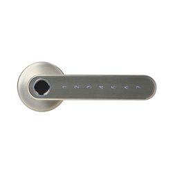KLAMKA SZYFROWA Z KLAWIATURĄ DOTYKOWĄ I FUNKCJĄ SMART - CZYTNIK LINII PAPILARNYCH, BLUETOOTH 4.0, NIKIEL ORNO KLAMKA SZYFROWA Z KLAWIATURĄ DOTYKOWĄ I FUNKCJĄ SMART - CZYTNIK LINII PAPILARNYCH, BLUETOOTH 4.0, NIKIEL ORNO