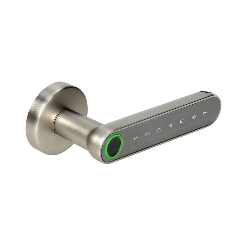 KLAMKA SZYFROWA Z KLAWIATURĄ DOTYKOWĄ I FUNKCJĄ SMART - CZYTNIK LINII PAPILARNYCH, BLUETOOTH 4.0, NIKIEL ORNO KLAMKA SZYFROWA Z KLAWIATURĄ DOTYKOWĄ I FUNKCJĄ SMART - CZYTNIK LINII PAPILARNYCH, BLUETOOTH 4.0, NIKIEL ORNO