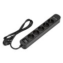 LISTWA PRZECIWPRZEPIĘCIOWA, 5 GNIAZD 2P+Z (SCHUKO), KABEL 3X1,5MM2, DŁUGOŚĆ 1,5M, Z WYŁĄCZNIKIEM PODŚWIETLANYM DWUTOROWYM, 16A, LISTWA PRZECIWPRZEPIĘCIOWA, 5 GNIAZD 2P+Z (SCHUKO), KABEL 3X1,5MM2, DŁUGOŚĆ 1,5M, Z WYŁĄCZNIKIEM PODŚWIETLANYM DWUTOROWYM, 16A,