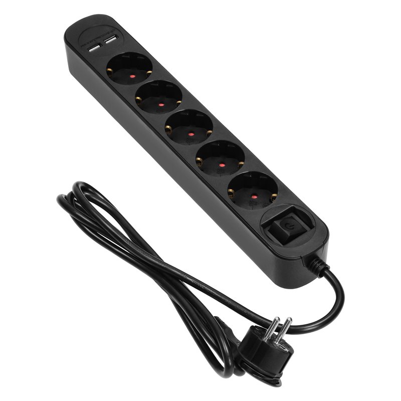 LISTWA PRZECIWPRZEPIĘCIOWA, 5 GNIAZD 2P+Z (SCHUKO), KABEL 3X1,5MM2, DŁUGOŚĆ 1,5M, Z WYŁĄCZNIKIEM PODŚWIETLANYM DWUTOROWYM, 16A, LISTWA PRZECIWPRZEPIĘCIOWA, 5 GNIAZD 2P+Z (SCHUKO), KABEL 3X1,5MM2, DŁUGOŚĆ 1,5M, Z WYŁĄCZNIKIEM PODŚWIETLANYM DWUTOROWYM, 16A,