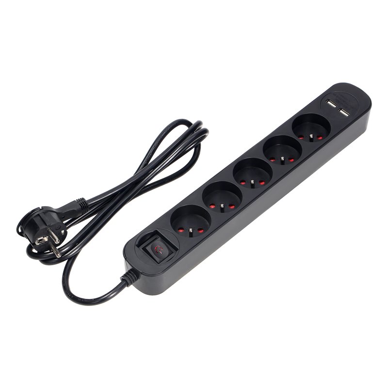 LISTWA PRZECIWPRZEPIĘCIOWA, 5 GNIAZD 2P+Z (FRENCH), KABEL 3X1,5MM2, DŁUGOŚĆ 1,5M, Z WYŁĄCZNIKIEM PODŚWIETLANYM DWUTOROWYM, 16A, LISTWA PRZECIWPRZEPIĘCIOWA, 5 GNIAZD 2P+Z (FRENCH), KABEL 3X1,5MM2, DŁUGOŚĆ 1,5M, Z WYŁĄCZNIKIEM PODŚWIETLANYM DWUTOROWYM, 16A,