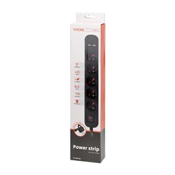 LISTWA PRZECIWPRZEPIĘCIOWA, 5 GNIAZD 2P+Z (FRENCH), KABEL 3X1,5MM2, DŁUGOŚĆ 1,5M, Z WYŁĄCZNIKIEM PODŚWIETLANYM DWUTOROWYM, 16A, LISTWA PRZECIWPRZEPIĘCIOWA, 5 GNIAZD 2P+Z (FRENCH), KABEL 3X1,5MM2, DŁUGOŚĆ 1,5M, Z WYŁĄCZNIKIEM PODŚWIETLANYM DWUTOROWYM, 16A,