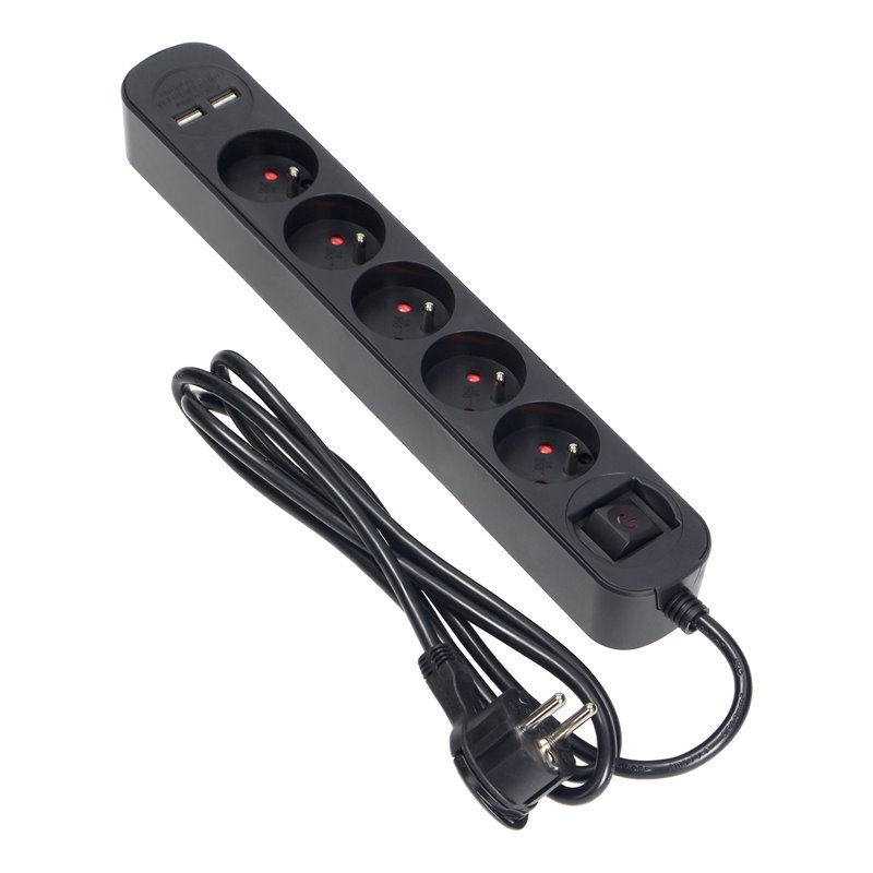 LISTWA PRZECIWPRZEPIĘCIOWA, 5 GNIAZD 2P+Z (FRENCH), KABEL 3X1,5MM2, DŁUGOŚĆ 1,5M, Z WYŁĄCZNIKIEM PODŚWIETLANYM DWUTOROWYM, 16A, LISTWA PRZECIWPRZEPIĘCIOWA, 5 GNIAZD 2P+Z (FRENCH), KABEL 3X1,5MM2, DŁUGOŚĆ 1,5M, Z WYŁĄCZNIKIEM PODŚWIETLANYM DWUTOROWYM, 16A,