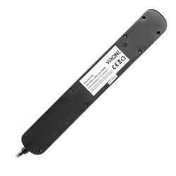 LISTWA PRZECIWPRZEPIĘCIOWA, 5 GNIAZD 2P+Z, KABEL 1,5M, Z PRZYCISKIEM PODŚWIETLANYM DWUTOROWYM, OCHRONNIKIEM PRZECIWPRZEPIĘCIOWYM LISTWA PRZECIWPRZEPIĘCIOWA, 5 GNIAZD 2P+Z, KABEL 1,5M, Z PRZYCISKIEM PODŚWIETLANYM DWUTOROWYM, OCHRONNIKIEM PRZECIWPRZEPIĘCIOWYM