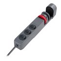 PRZEDŁUŻACZ BIURKOWY 3-KROTNY 2P+Z, 1,5M H05VV-F 3X1,5MM2, 2XUSB+1 TYPU C ORNO PRZEDŁUŻACZ BIURKOWY 3-KROTNY 2P+Z, 1,5M H05VV-F 3X1,5MM2, 2XUSB+1 TYPU C ORNO