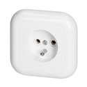 GNIAZDO POJEDYNCZE P/T 2P+Z 16A, 250V, FAN, BIAŁY ORNO GNIAZDO POJEDYNCZE P/T 2P+Z 16A, 250V, FAN, BIAŁY ORNO