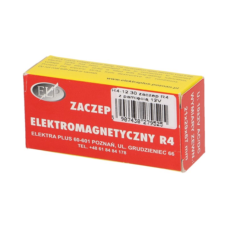ELEKTROZACZEP SYMETRYCZNY Z PAMIĘCIĄ ORNO ELEKTROZACZEP SYMETRYCZNY Z PAMIĘCIĄ ORNO