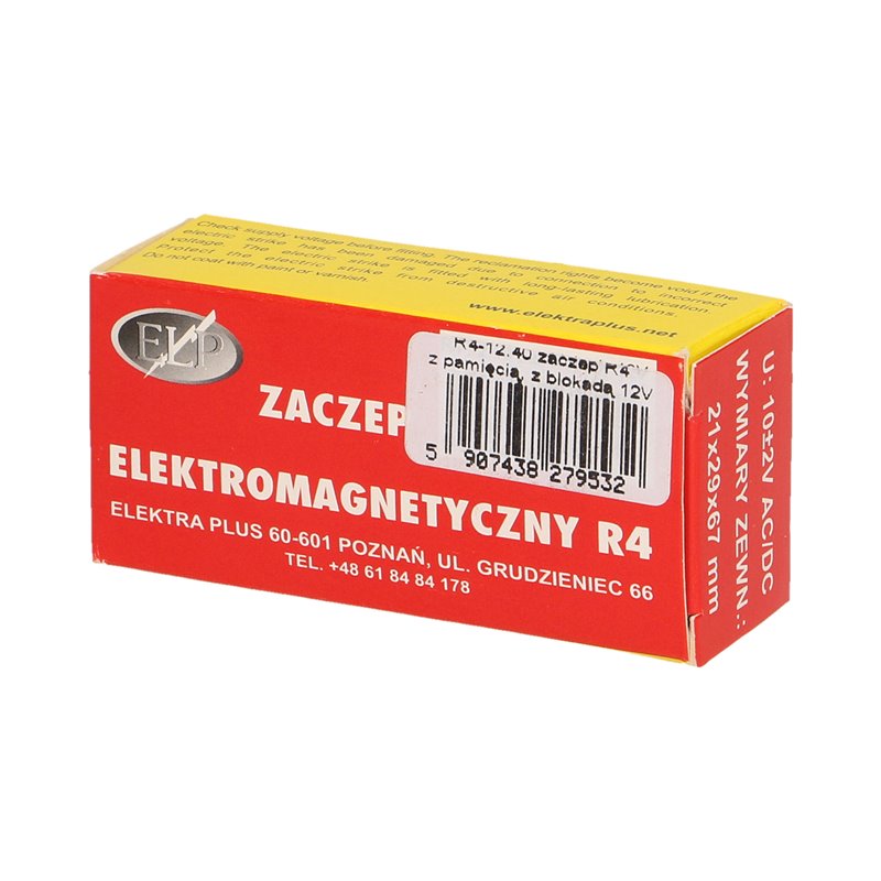 ELEKTROZACZEP SYMETRYCZNY Z PAMIĘCIĄ I BLOKADĄ ORNO ELEKTROZACZEP SYMETRYCZNY Z PAMIĘCIĄ I BLOKADĄ ORNO