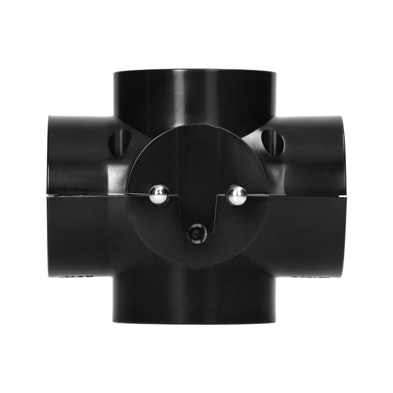 ROZGAŁĘŹNIK 4X2P+Z, CZARNY ORNO ROZGAŁĘŹNIK 4X2P+Z, CZARNY ORNO