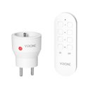 ZESTAW BEZPRZEWODOWYCH GNIAZD MINI, STEROWANYCH PILOTEM 1+1, 2300W ORNO