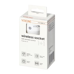 ZESTAW BEZPRZEWODOWYCH GNIAZD MINI, STEROWANYCH PILOTEM 1+1, 2300W ORNO ZESTAW BEZPRZEWODOWYCH GNIAZD MINI, STEROWANYCH PILOTEM 1+1, 2300W ORNO