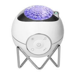 PROJEKTOR GWIAZD 15 TRYBÓW PRACY, 5 RELAKSACYJNYCH DŹWIĘKÓW, MOŻLIWOŚĆ PUSZCZENIA WŁASNEJ MUZYKI DZIĘKI BLUETOOTH, STEROWANY PIL PROJEKTOR GWIAZD 15 TRYBÓW PRACY, 5 RELAKSACYJNYCH DŹWIĘKÓW, MOŻLIWOŚĆ PUSZCZENIA WŁASNEJ MUZYKI DZIĘKI BLUETOOTH, STEROWANY PIL