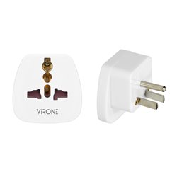 ADAPTER PODRÓŻNY - WORLD TO USA, 110-230V/10A, BIAŁY ORNO ADAPTER PODRÓŻNY - WORLD TO USA, 110-230V/10A, BIAŁY ORNO