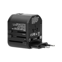 PODRÓŻNY ADAPTER DO GNIAZDEK GO WORLD USA/UK/EURO/AUS (USB 5V,2,4A) ORNO PODRÓŻNY ADAPTER DO GNIAZDEK GO WORLD USA/UK/EURO/AUS (USB 5V,2,4A) ORNO