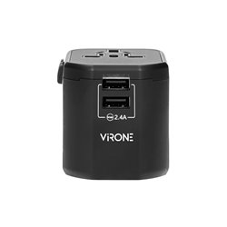PODRÓŻNY ADAPTER DO GNIAZDEK GO WORLD USA/UK/EURO/AUS (USB 5V,2,4A) ORNO PODRÓŻNY ADAPTER DO GNIAZDEK GO WORLD USA/UK/EURO/AUS (USB 5V,2,4A) ORNO