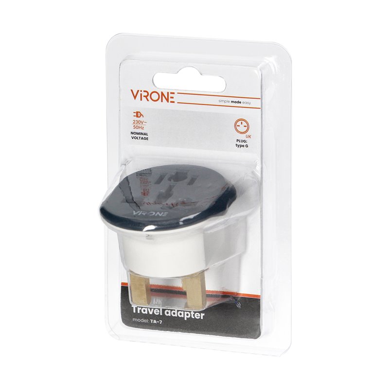 ADAPTER PODRÓŻNY - GO TO UK, 230V/13A. UNIWERSALNE GNIAZDO, WTYCZKA BRYTYJSKA (TYP G) ORNO ADAPTER PODRÓŻNY - GO TO UK, 230V/13A. UNIWERSALNE GNIAZDO, WTYCZKA BRYTYJSKA (TYP G) ORNO