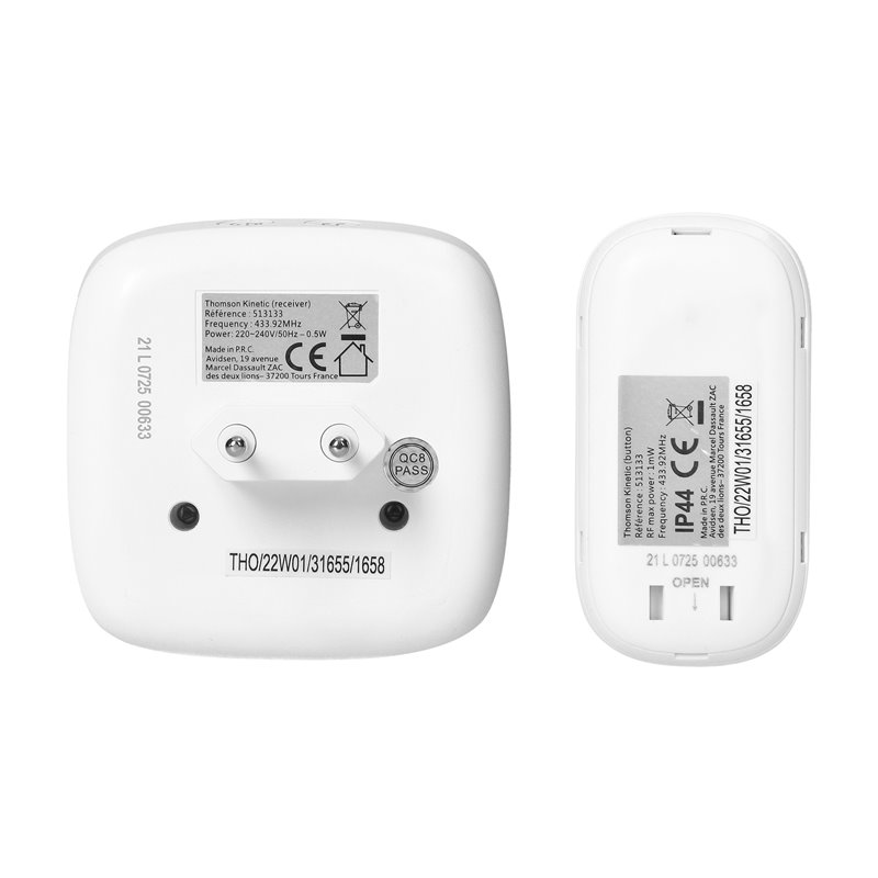 DZWONEK BEZPRZEWODOWY 230V~ BEZBATERYJNY, THOMSON HALO PLUGIN ORNO DZWONEK BEZPRZEWODOWY 230V~ BEZBATERYJNY, THOMSON HALO PLUGIN ORNO