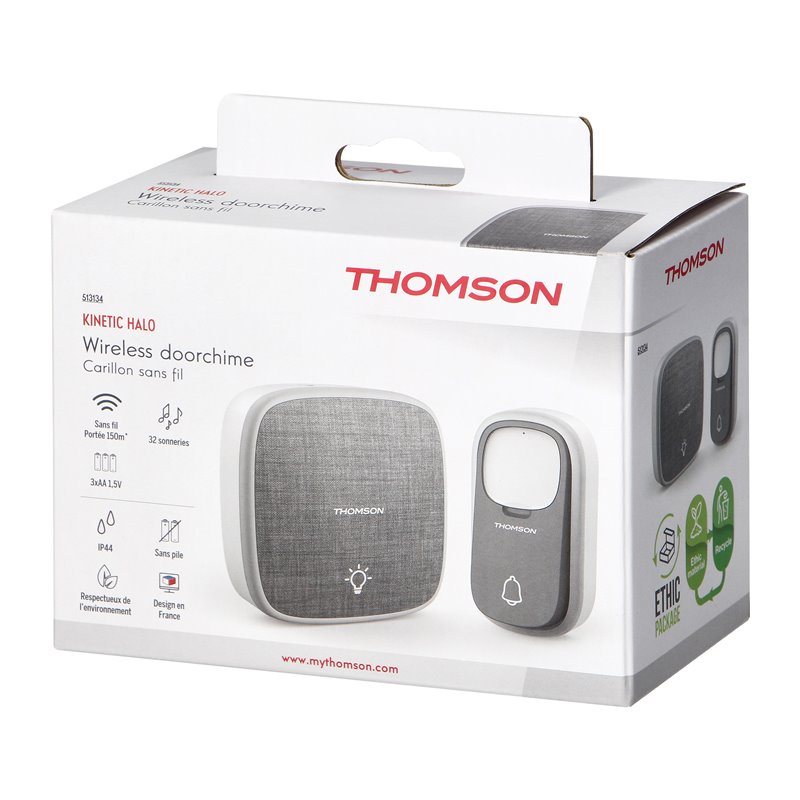 DZWONEK BEZPRZEWODOWY BATERYJNY THOMSON HALO BATTERY ORNO DZWONEK BEZPRZEWODOWY BATERYJNY THOMSON HALO BATTERY ORNO