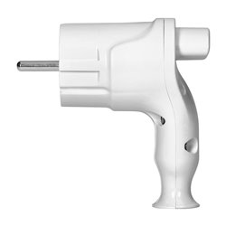 WTYCZKA KĄTOWA UNI-SCHUKO Z WYPYCHACZEM 16A/250V, BIAŁA ORNO WTYCZKA KĄTOWA UNI-SCHUKO Z WYPYCHACZEM 16A/250V, BIAŁA ORNO