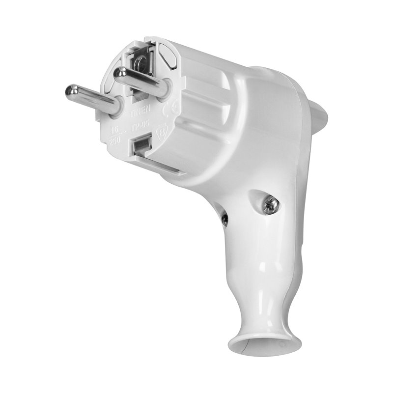 WTYCZKA KĄTOWA UNI-SCHUKO Z WYPYCHACZEM 16A/250V, BIAŁA ORNO WTYCZKA KĄTOWA UNI-SCHUKO Z WYPYCHACZEM 16A/250V, BIAŁA ORNO