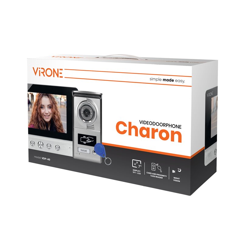 ZESTAW WIDEODOMOFONOWY Z CZYTNIKIEM BRELOKÓW CHARON 7" ORNO ZESTAW WIDEODOMOFONOWY Z CZYTNIKIEM BRELOKÓW CHARON 7" ORNO