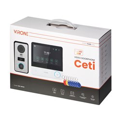 CETI FULL HD, ZESTAW WIDEODOMOFONOWY JEDNORODZINNY, 4-ŻYŁOWY, 7", EKRAN DOTYKOWY, FULL HD, RFID ORNO CETI FULL HD, ZESTAW WIDEODOMOFONOWY JEDNORODZINNY, 4-ŻYŁOWY, 7", EKRAN DOTYKOWY, FULL HD, RFID ORNO