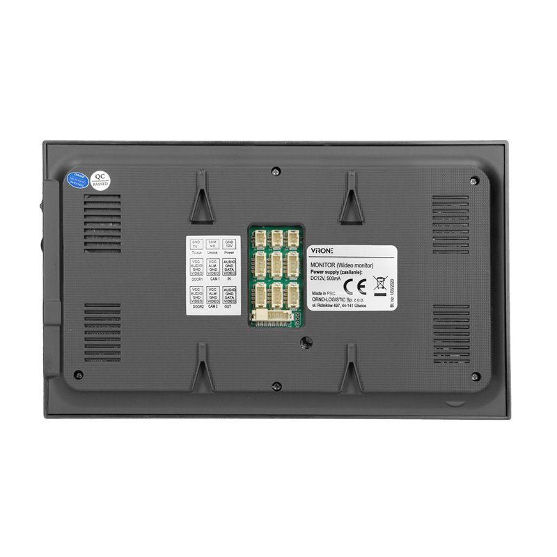ZESTAW WIDEO DOMOFONOWY VIFIS FULL HD, BEZSŁUCHAWKOWY, MONITOR 7" LCD, MENU OSD, KAMERA FULL HD 1080P, Z SZYFRATOREM I CZYTNIKI ZESTAW WIDEO DOMOFONOWY VIFIS FULL HD, BEZSŁUCHAWKOWY, MONITOR 7" LCD, MENU OSD, KAMERA FULL HD 1080P, Z SZYFRATOREM I CZYTNIKI