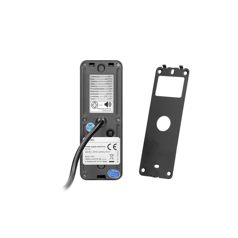 ZESTAW WIDEO DOMOFONOWY VIFIS FULL HD, BEZSŁUCHAWKOWY, MONITOR 7" LCD, MENU OSD, KAMERA FULL HD 1080P, Z SZYFRATOREM I CZYTNIKI ZESTAW WIDEO DOMOFONOWY VIFIS FULL HD, BEZSŁUCHAWKOWY, MONITOR 7" LCD, MENU OSD, KAMERA FULL HD 1080P, Z SZYFRATOREM I CZYTNIKI