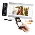 ZESTAW WIDEO DOMOFONOWY VIFIS FULL HD, BEZSŁUCHAWKOWY, MONITOR 7" LCD,  MENU OSD, KAMERA FULL HD 1080P, Z SZYFRATOREM I CZYTNIKI