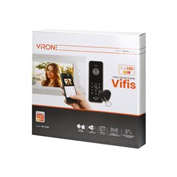 ZESTAW WIDEO DOMOFONOWY VIFIS FULL HD, BEZSŁUCHAWKOWY, MONITOR 7" LCD, MENU OSD, KAMERA FULL HD 1080P, Z SZYFRATOREM I CZYTNIKI ZESTAW WIDEO DOMOFONOWY VIFIS FULL HD, BEZSŁUCHAWKOWY, MONITOR 7" LCD, MENU OSD, KAMERA FULL HD 1080P, Z SZYFRATOREM I CZYTNIKI