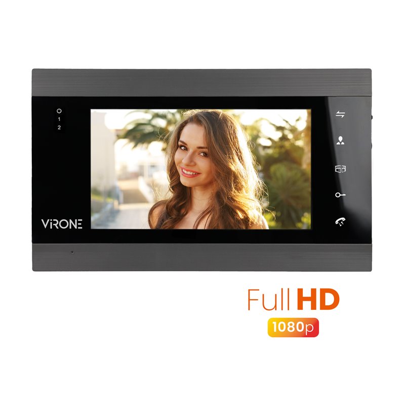 KOLOROWY WIDEO MONITOR 7" Z DARMOWĄ APLIKACJĄ NA TELEFON DO ZARZĄDZANIA KOMUNIKACJĄ WEWNĘTRZNĄ I ZEWNĘTRZNĄ, FUNKCJĄ NAGRYWANIA KOLOROWY WIDEO MONITOR 7" Z DARMOWĄ APLIKACJĄ NA TELEFON DO ZARZĄDZANIA KOMUNIKACJĄ WEWNĘTRZNĄ I ZEWNĘTRZNĄ, FUNKCJĄ NAGRYWANIA
