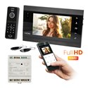 VIFIS FULL HD ZESTAW WIDEODOMOFONOWY  Z KAMERĄ FULL HD (BEZSŁUCHAWKOWY , SZYFRATOR, CZYTNIK ZBLIŻENIOW, STEROWANIE Z APLIKACJI, 