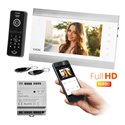 VIFIS FULL HD ZESTAW WIDEODOMOFONOWY (BEZSŁUCHAWKOWY, SZYFRATOR, CZYTNIK ZBLIŻENIOWY, STEROWANIE Z APLIKACJI, ZASILACZ NA SZYNĘ 