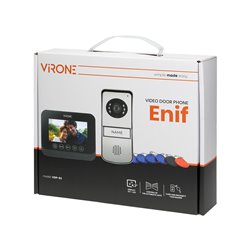 ZESTAW WIDEODOMOFONOWY BEZSŁUCHAWKOWY, KOLOR, 4,3" LCD, Z CZYTNIKIEM BRELOKÓW ZBLIŻENIOWYCH, CZARNY, ENIF RFID ORNO ZESTAW WIDEODOMOFONOWY BEZSŁUCHAWKOWY, KOLOR, 4,3" LCD, Z CZYTNIKIEM BRELOKÓW ZBLIŻENIOWYCH, CZARNY, ENIF RFID ORNO