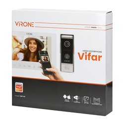 ZESTAW WIDEO DOMOFONOWY, BEZSŁUCHAWKOWY, KOLOR, LCD 7", MENU OSD, WI-FI + APP NA TELEFON, STEROWANIE BRAMĄ, BIAŁY, VIFAR ORNO ZESTAW WIDEO DOMOFONOWY, BEZSŁUCHAWKOWY, KOLOR, LCD 7", MENU OSD, WI-FI + APP NA TELEFON, STEROWANIE BRAMĄ, BIAŁY, VIFAR ORNO
