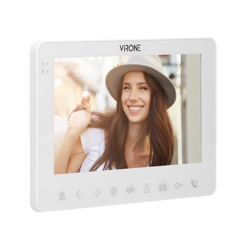 ZESTAW WIDEO DOMOFONOWY, BEZSŁUCHAWKOWY, KOLOR, LCD 7", MENU OSD, WI-FI + APP NA TELEFON, STEROWANIE BRAMĄ, BIAŁY, VIFAR ORNO ZESTAW WIDEO DOMOFONOWY, BEZSŁUCHAWKOWY, KOLOR, LCD 7", MENU OSD, WI-FI + APP NA TELEFON, STEROWANIE BRAMĄ, BIAŁY, VIFAR ORNO