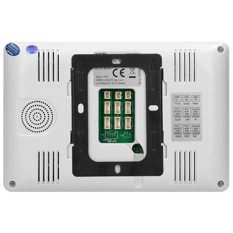 ZESTAW WIDEO DOMOFONOWY, BEZSŁUCHAWKOWY, KOLOR, LCD 7", MENU OSD, WI-FI + APP NA TELEFON, STEROWANIE BRAMĄ, BIAŁY, VIFAR ORNO ZESTAW WIDEO DOMOFONOWY, BEZSŁUCHAWKOWY, KOLOR, LCD 7", MENU OSD, WI-FI + APP NA TELEFON, STEROWANIE BRAMĄ, BIAŁY, VIFAR ORNO
