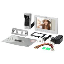 ZESTAW WIDEO DOMOFONOWY, BEZSŁUCHAWKOWY, KOLOR, LCD 7", MENU OSD, WI-FI + APP NA TELEFON, STEROWANIE BRAMĄ, BIAŁY, VIFAR ORNO ZESTAW WIDEO DOMOFONOWY, BEZSŁUCHAWKOWY, KOLOR, LCD 7", MENU OSD, WI-FI + APP NA TELEFON, STEROWANIE BRAMĄ, BIAŁY, VIFAR ORNO