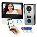 PAVONIS, ZESTAW WIDEODOMOFONOWY, 4-ŻYŁOWY, 7", WI-FI, EKRAN DOTYKOWY, FULL HD, RFID ORNO
