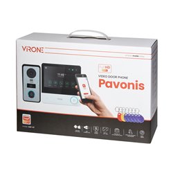 PAVONIS, ZESTAW WIDEODOMOFONOWY, 4-ŻYŁOWY, 7", WI-FI, EKRAN DOTYKOWY, FULL HD, RFID ORNO PAVONIS, ZESTAW WIDEODOMOFONOWY, 4-ŻYŁOWY, 7", WI-FI, EKRAN DOTYKOWY, FULL HD, RFID ORNO