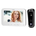 ZESTAW WIDEODOMOFONOWY BEZSŁUCHAWKOWY, MONITOR 7" LCD, INTERKOM BIAŁY, SETAR ORNO