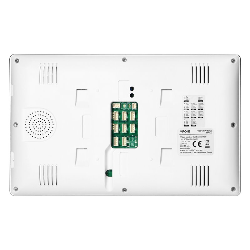 MAILO, ZESTAW WIDEODOMOFONOWY JEDNORODZINNY, 4-ŻYŁOWY, 10", WI-FI, EKRAN DOTYKOWY, FULL HD, RFID, SZYFRATOR ORNO MAILO, ZESTAW WIDEODOMOFONOWY JEDNORODZINNY, 4-ŻYŁOWY, 10", WI-FI, EKRAN DOTYKOWY, FULL HD, RFID, SZYFRATOR ORNO