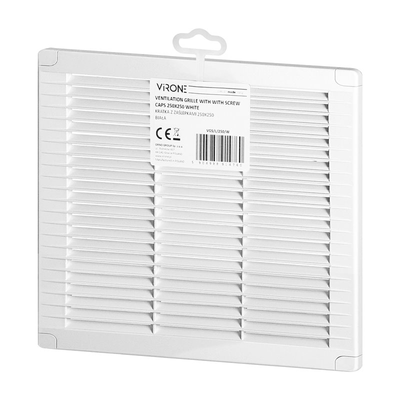 KRATKA Z ZAŚLEPKAMI 250X250, BIAŁA ORNO KRATKA Z ZAŚLEPKAMI 250X250, BIAŁA ORNO