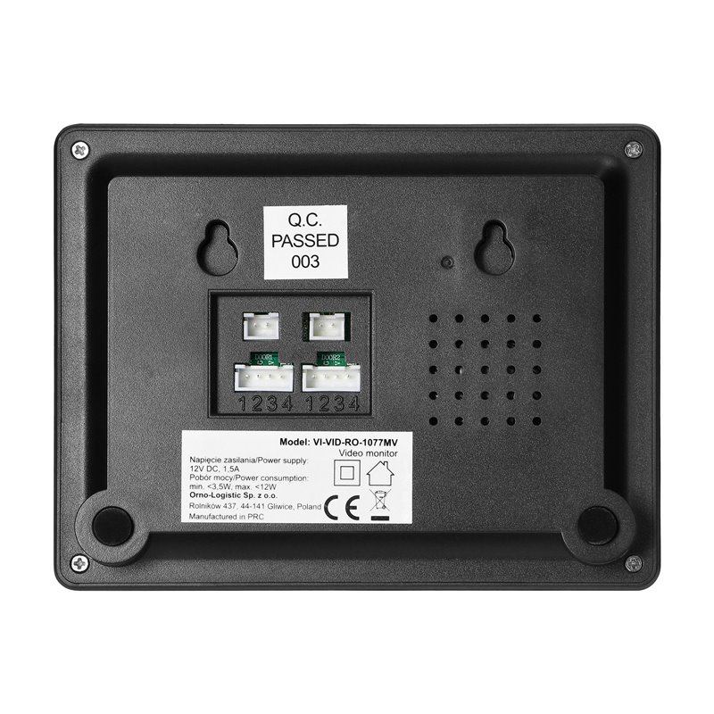 WIDEODOMOFON LIRA (PANEL ZEWNĘTRZNY + MONITOR) 4,3'', WYŚWIETLACZ KOLOROWY ORNO WIDEODOMOFON LIRA (PANEL ZEWNĘTRZNY + MONITOR) 4,3'', WYŚWIETLACZ KOLOROWY ORNO